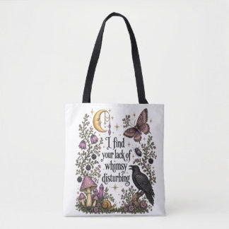 Whimsigoth Bos Raven Tote Bag