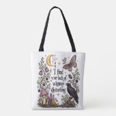 Whimsigoth Bos Raven Tote Bag (Achterkant)