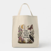 Whimsigoth Bos Raven Tote Bag (Achterkant)