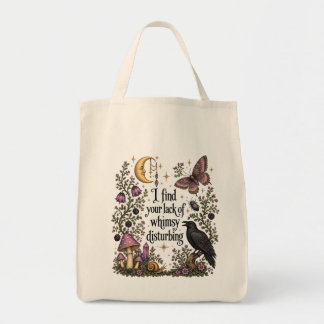 Whimsigoth Bos Raven Tote Bag