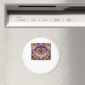 Whimsigoth Butterfly Florals - Paarse, lavendel en Magneet (Insitu (Vaatwasser))