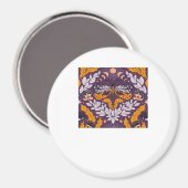 Whimsigoth Butterfly Florals - Paarse, lavendel en Magneet (Voorkant / Achterkant)