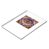 Whimsigoth Butterfly Florals - Paarse, lavendel en Notitieboek (Linkerzijde)