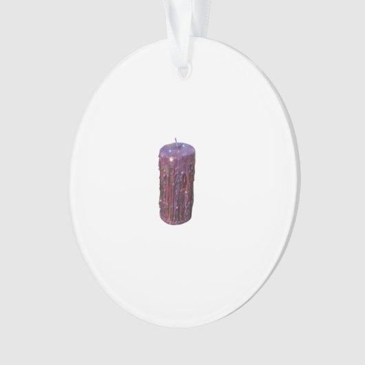 Whimsigoth Candle Classic Ornament (voorkant)