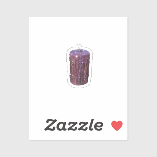 Whimsigoth Candle Classic Sticker (Vel)