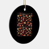 Whimsigoth Chintz olieverfschilderij Keramisch Ornament (Rechts)
