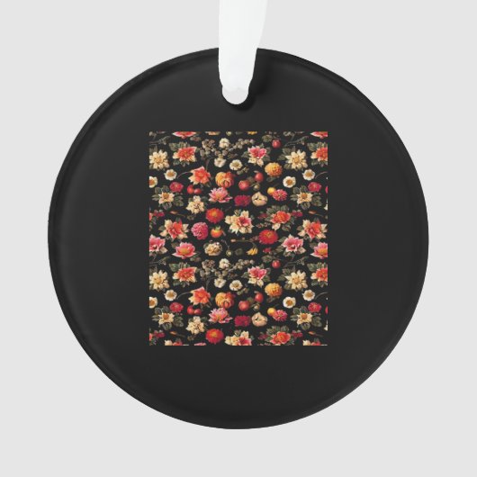 Whimsigoth Chintz  olieverfschilderij Ornament (voorkant)