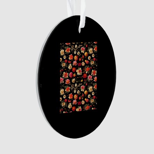 Whimsigoth Chintz  olieverfschilderij Ornament (voorkant)