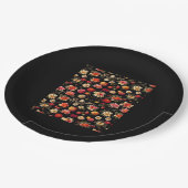 Whimsigoth Chintz  olieverfschilderij Papieren Bordje (Gekanteld)