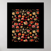 Whimsigoth Chintz  olieverfschilderij Poster (Voorkant)