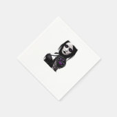 Whimsigoth Classic Design voor Halloween Servet (Hoek)