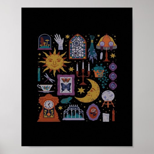 Whimsigoth Classic – Gotische Romance Herfst Aesth Poster (Voorkant)