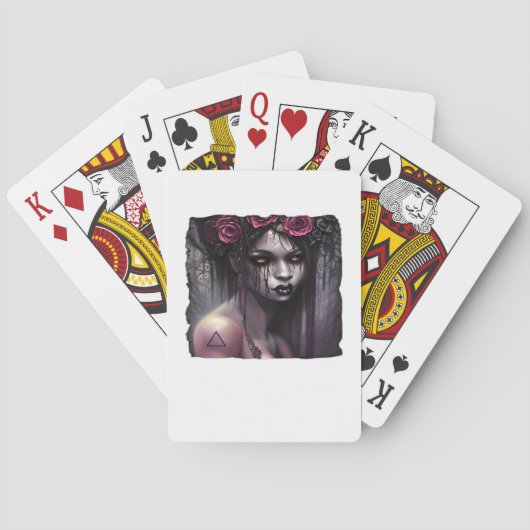 Whimsigoth Classic Grappig Pokerkaarten (Achterkant)