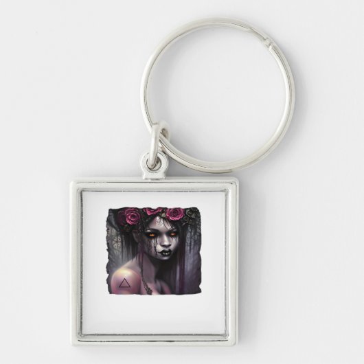 Whimsigoth Classic Grappig Sleutelhanger (Voorkant)