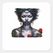 Whimsigoth Classic Magic Vierkante Sticker (Voorkant)