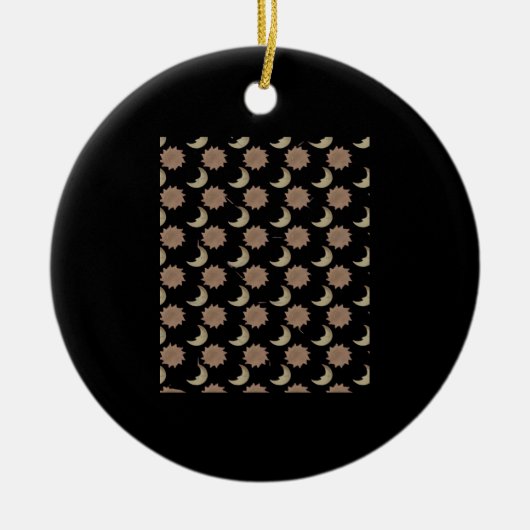 Whimsigoth Clouds Graphic Keramisch Ornament (Voorkant)