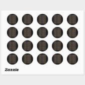 Whimsigoth Clouds Graphic Ronde Sticker (Vel)