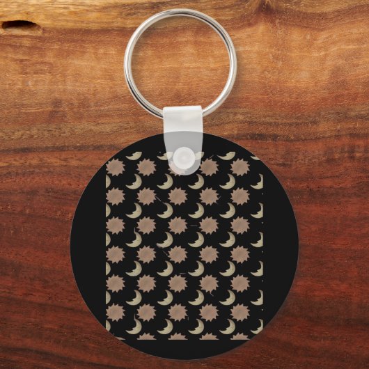 Whimsigoth Clouds Graphic Sleutelhanger (Voorkant)