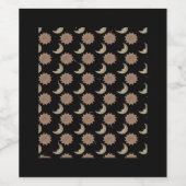 Whimsigoth Clouds Graphic Wijn Etiket (Enkel label)