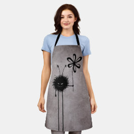 Whimsigoth Cute Gothic Evil Creator Flower  Schort