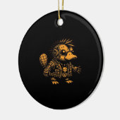 Whimsigoth Cyborg Platypus  Art Design Keramisch Ornament (Links)
