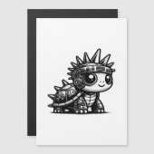 Whimsigoth Cyborg Schildpad Vintage Kunst Design K (Voorkant / Achterkant)