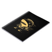 Whimsigoth Cyborg Shark Art Design Notitieboek (Linkerzijde)