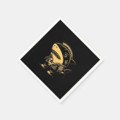 Whimsigoth Cyborg Shark  Art Design Servet (Hoek)