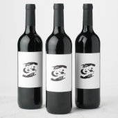 Whimsigoth Design Wijn Etiket (Flessen)