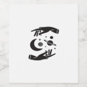 Whimsigoth Design Wijn Etiket (Enkel label)