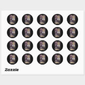 Whimsigoth esthetisch oversized ronde sticker (Vel)