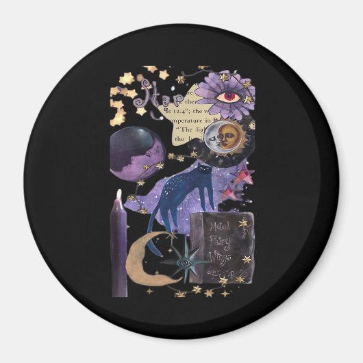 Whimsigoth esthetische jaren 90 magneet (Voorkant)