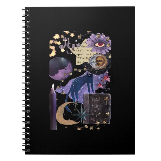 Whimsigoth esthetische jaren 90 notitieboek (Voorkant)