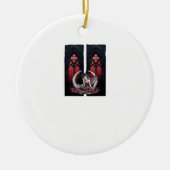 Whimsigoth Fairy Gothic Style Classic Keramisch Ornament (Voorkant)