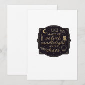 Whimsigoth Fantasie Mysterieuze Bossen, Manen & Ma Feestdagenkaart (Voorkant / Achterkant)