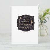 Whimsigoth Fantasie Mysterieuze Bossen, Manen & Ma Feestdagenkaart (Staand voorkant)