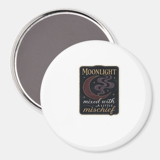 Whimsigoth Fantasie Mysterieuze Bossen, Manen & Ma Magneet (Voorkant / Achterkant)