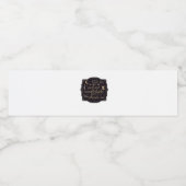 Whimsigoth Fantasie Mysterieuze Bossen, Manen & Ma Waterfles Etiket (Enkel label)