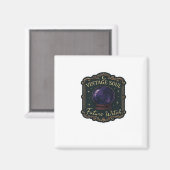 Whimsigoth Fantasy Mysterieuze Bossen, Manen & Mag Magneet (Voorkant / Achterkant)