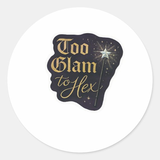 Whimsigoth Fantasy Mysterieuze Bossen, Manen & Mag Ronde Sticker (Voorkant)