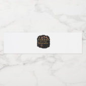 Whimsigoth Fantasy Mysterieuze Bossen, Manen & Mag Waterfles Etiket (Enkel label)