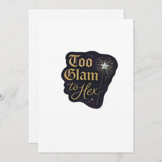 Whimsigoth Fantasy Mystieke bossen, manen en magie Feestdagenkaart (Voorkant / Achterkant)