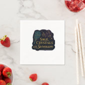 Whimsigoth Fantasy Mystieke bossen, manen en magie Servet (Insitu)