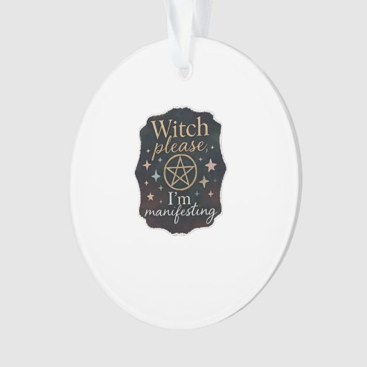 Whimsigoth Fantasy – Mystieke bossen, manen en man Ornament (voorkant)