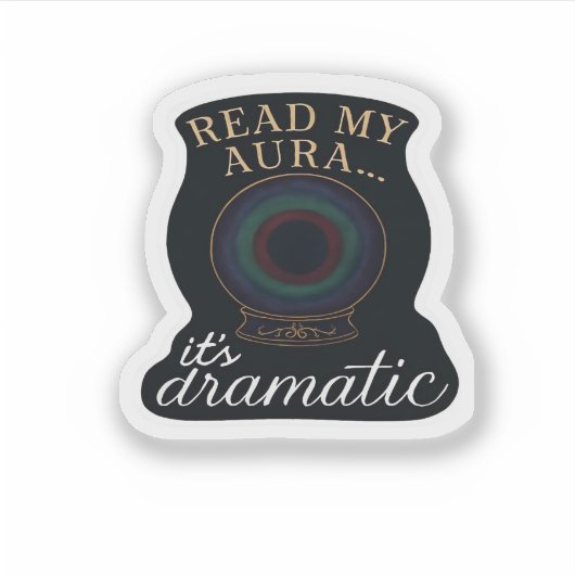 Whimsigoth Fantasy – Mystieke bossen, manen en man Sticker (Voorkant)