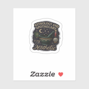 Whimsigoth Fantasy – Mystieke bossen, manen en man Sticker
