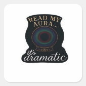 Whimsigoth Fantasy – Mystieke Bossen, Manen & Magi Vierkante Sticker (Voorkant)