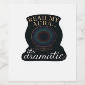 Whimsigoth Fantasy – Mystieke Bossen, Manen & Magi Wijn Etiket (Enkel label)