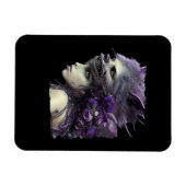 Whimsigoth Funny Design voor Halloween Magneet (Horizontaal)
