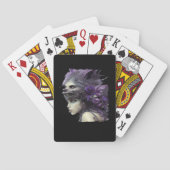 Whimsigoth Funny Design voor Halloween Pokerkaarten (Achterkant)